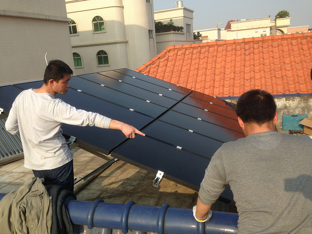 PCA solar installation