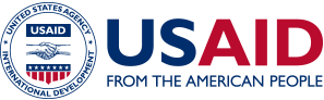 USAID logo with a handshake emblem and the text “USAID From the American People” in blue and red.