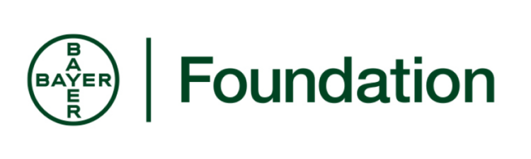 Bayer Foundation logo featuring the Bayer cross symbol on the left and the word "Foundation" in green text on the right.